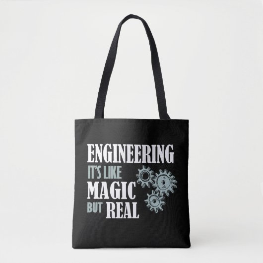 Techniek - het is als magisch maar echt tote bag (Voorkant)