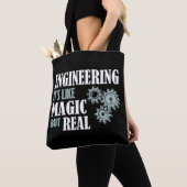 Techniek - het is als magisch maar echt tote bag (Dichtbij)
