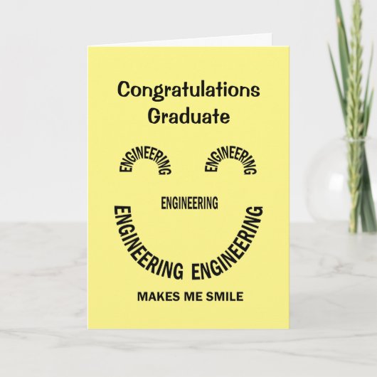 Techniek laat me glimlachen diploma kaart (Voorkant)
