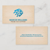 Techniek | Microchip Visitekaartje (Voorkant / Achterkant)