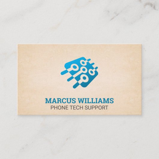 Techniek | Microchip Visitekaartje (Voorkant)