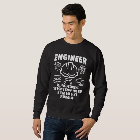 Techniek Probleemoplossend Software Engineer Trui (Voorkant volledig)