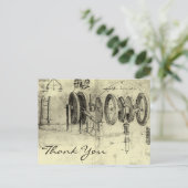 Techniek van Wheels door Leonardo da Vinci Briefkaart (Staand voorkant)