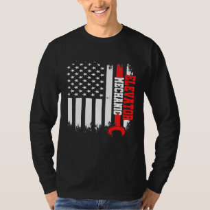 Techniek voor het mechanisch onderhoud van liften t-shirt