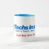 Technieken in een Sec 15oz Mok (stijl NYC) (Midden)