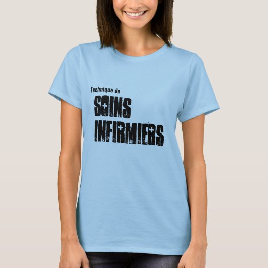 Technique de Soins Infirmiers fille T-shirt (Voorkant)