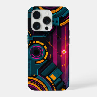 Technisch Abstract Ontwerp iPhone 15 Pro Case