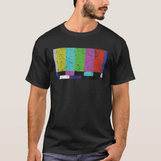 Technisch Analoog Geen Signaal Scherm Retro Televi T-shirt