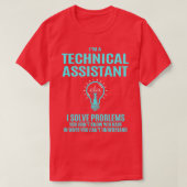 Technisch assistent-technisch assistent I Oplossen T-shirt (Design voorkant)