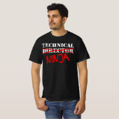 Technisch directeur Ninja Theater Backstage Crew T-shirt (Voorkant volledig)