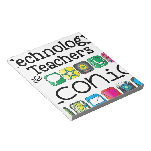 technisch docenten zijn iconisch notitieblok (Schuin)