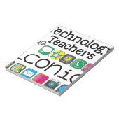 technisch docenten zijn iconisch notitieblok (Linkerzijde)