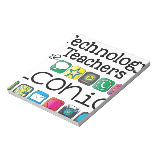 technisch docenten zijn iconisch notitieblok (Linkerzijde)