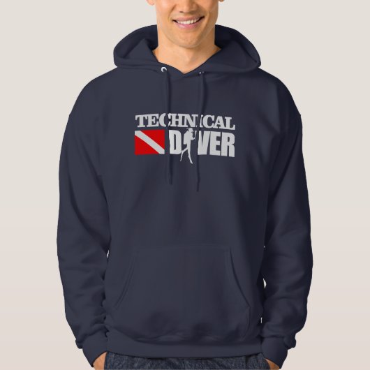 Technisch duiker 2 kleding hoodie (Voorkant)