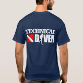 Technisch duiker 2 kleding t-shirt (Achterkant)