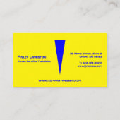 Technisch & Elektronica Beroep Visitekaartje (Achterkant)