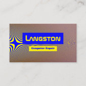 Technisch & Elektronica Beroep Visitekaartje (Voorkant)