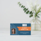 Technisch evenementendirecteur Aangepaste kleuren  Visitekaartje (Staand voorkant)