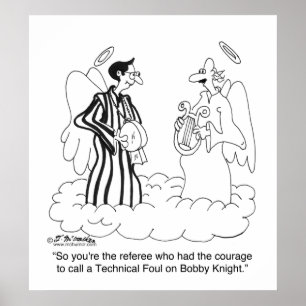 Technisch Foul op Bobby Knight? Poster