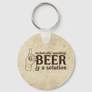 Technisch gesproken is Beer een oplossing Sleutelhanger