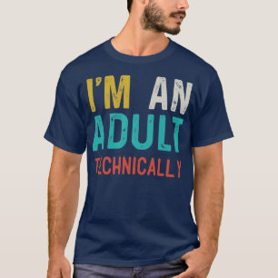 technisch gezien een volwassene t-shirt