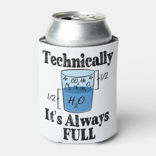 Technisch gezien is het altijd Full Funny Science Blikjeskoeler (Blikje Voorkant)