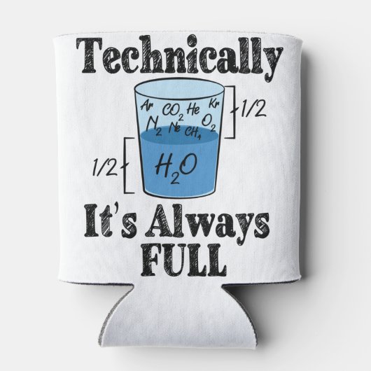 Technisch gezien is het altijd Full Funny Science Blikjeskoeler (Achterkant)