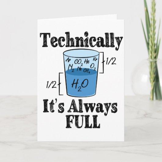 Technisch gezien is het altijd Full Funny Science Kaart (Voorkant)