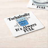 Technisch gezien is het altijd Full Funny Science Kartonnen Onderzetters (Schuin)