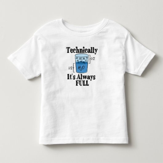 Technisch gezien is het altijd Full Funny Science Kinder Shirts (Voorkant)
