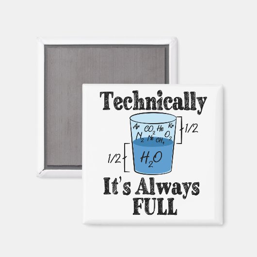 Technisch gezien is het altijd Full Funny Science Magneet (Voorkant / Achterkant)