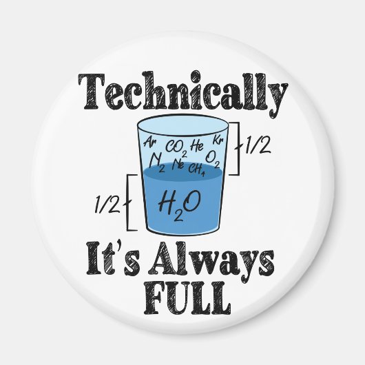 Technisch gezien is het altijd Full Funny Science Magneet (Voorkant)
