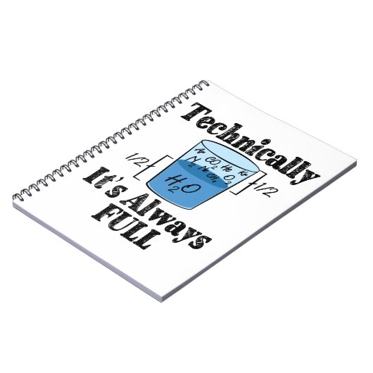 Technisch gezien is het altijd Full Funny Science Notitieboek (Linkerzijde)