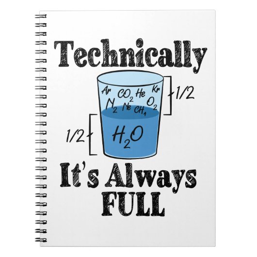 Technisch gezien is het altijd Full Funny Science Notitieboek (Voorkant)