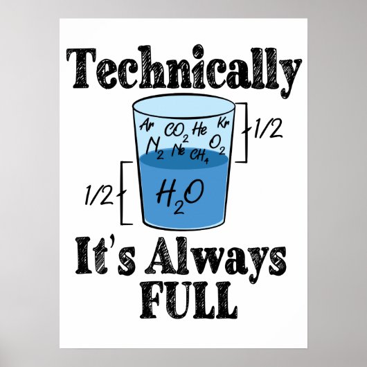Technisch gezien is het altijd Full Funny Science Poster (Voorkant)
