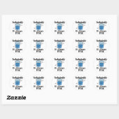 Technisch gezien is het altijd Full Funny Science Ronde Sticker (Vel)