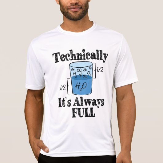 Technisch gezien is het altijd Full Funny Science T-shirt (Voorkant)