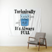 Technisch gezien is het altijd Full Funny Science Wandkleed (In Situ (horizontaal))