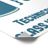 Technisch gezien is het glas altijd volledig poster (Hoek)