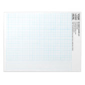Technisch Grafiekpapier met Bedrijfslogo Notitieblok (Voorkant)