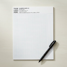 Technisch Grafiekpapier met Bedrijfslogo Notitieblok
