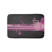 Technisch halftoonpatroon badmat (Voorkant)