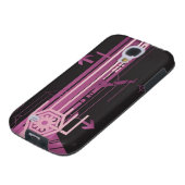 Technisch halftoonpatroon Case-Mate samsung galaxy hoesje (Onderkant)
