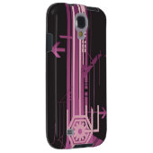 Technisch halftoonpatroon Case-Mate samsung galaxy hoesje (Back/Rechts)