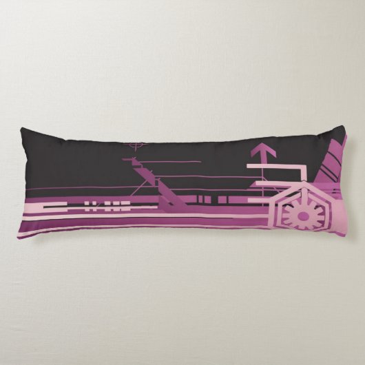 Technisch halftoonpatroon lichaamskussen (Voorkant)