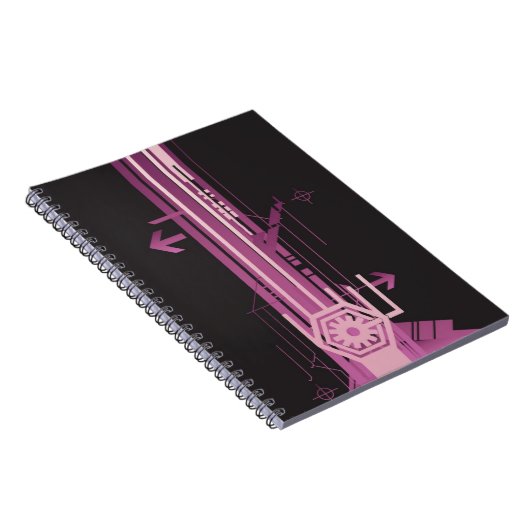 Technisch halftoonpatroon notitieboek (Rechterzijde)