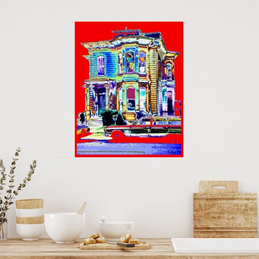 Technisch - kleur - Poster (Keuken)