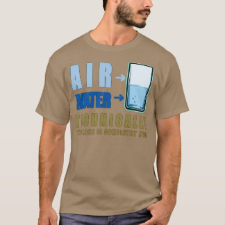 Technisch lucht en water 1 t-shirt