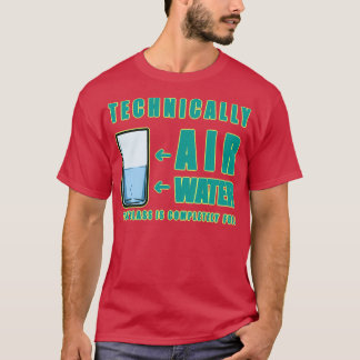 Technisch lucht en water 2 t-shirt