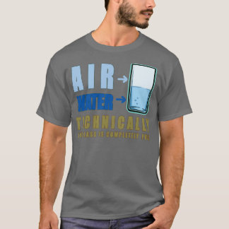 Technisch lucht en water 3 t-shirt